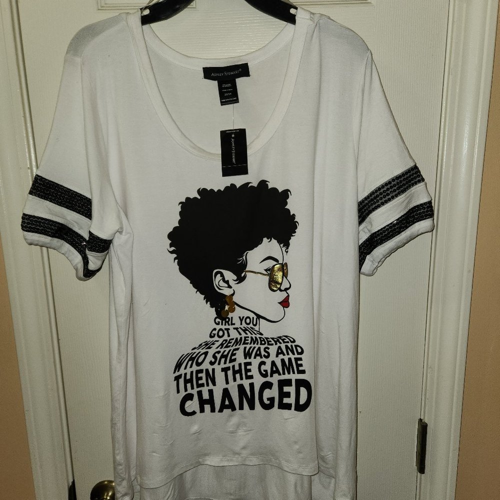 Ashley Stewart T-Shirt - NWT Size 22/24